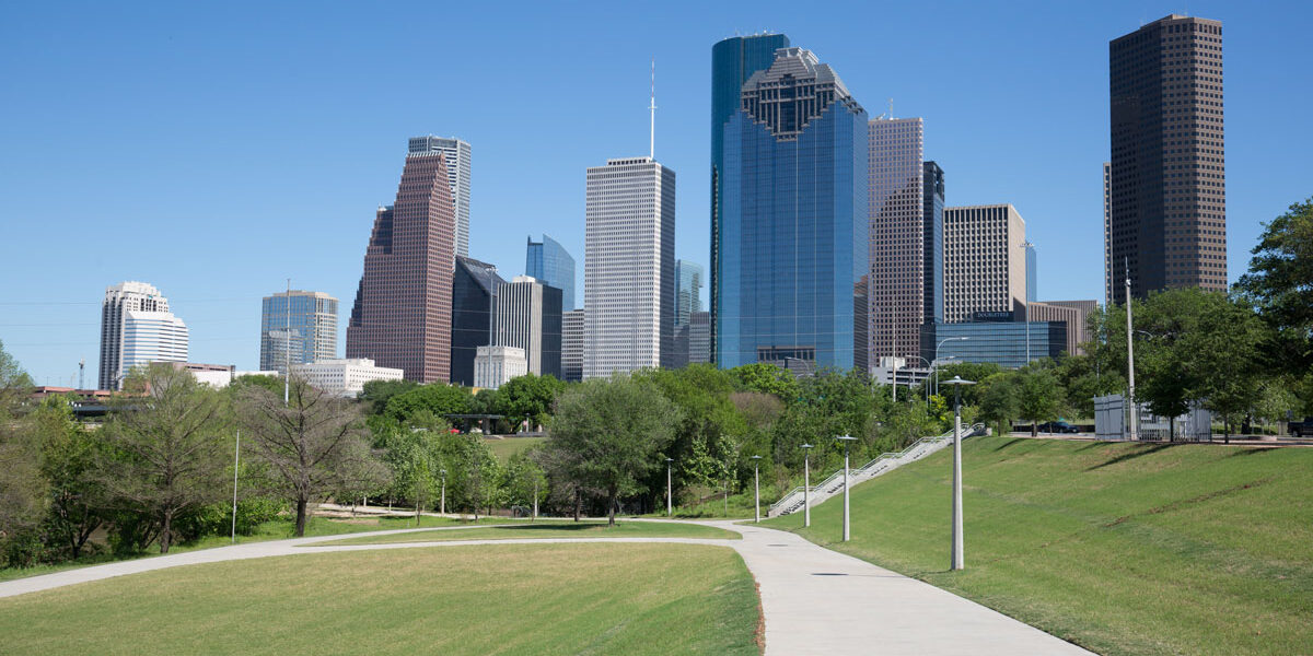 Downtown Houston landscaping example and reason to contact HTMC today!